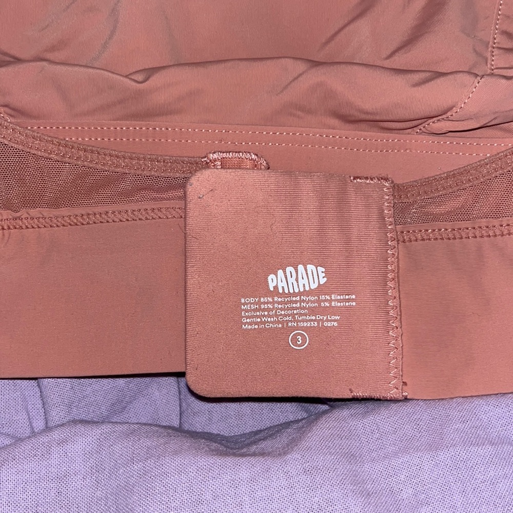 peach Parade Scoop bra top SIZE 3